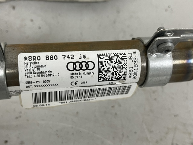 AIRBAG, шторка боковая правая 8R0880742J VAG