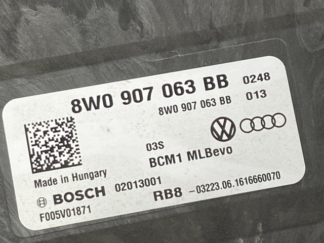 VAG 8W0907063BB в наличии Черновцы