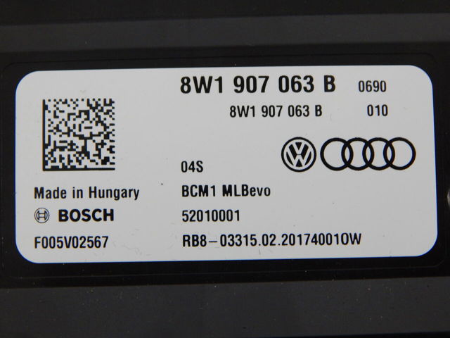 VAG 8W1907063B в наличии Ровно