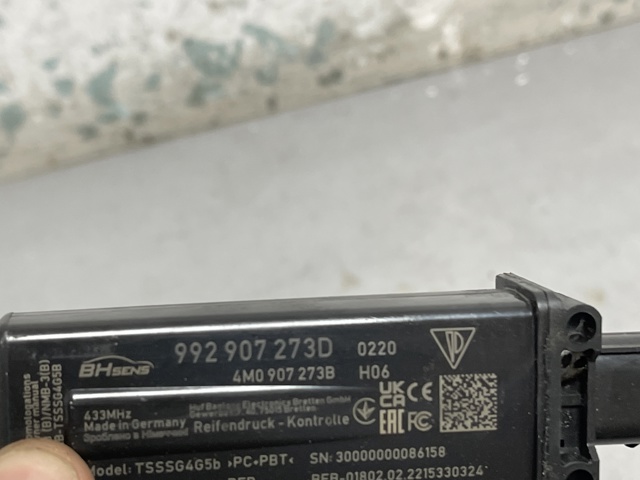 PORSCHE 992907273D Блок системы контроля давления в шинах в наличии Украина