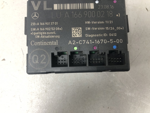 Блок комфорта передней двери A1669000218 MERCEDES