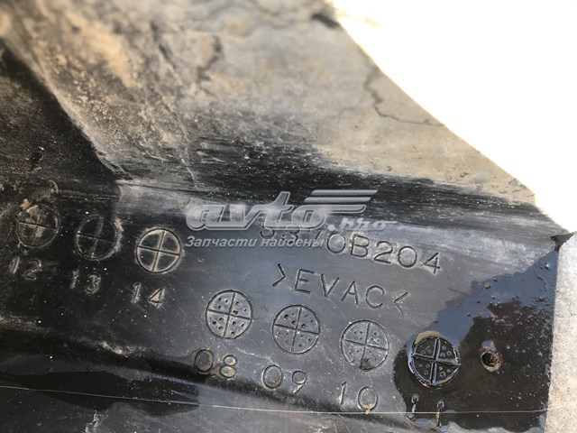 Брызговик передний, правый 5370B204 MITSUBISHI