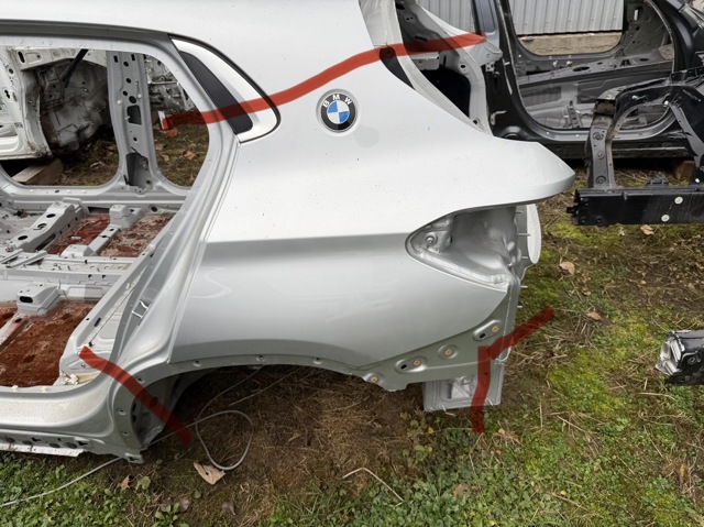 Крыло заднее левое 41007467315 BMW