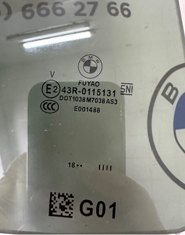 51357416972 BMW Стекло двери задней правой купить в Чернигов