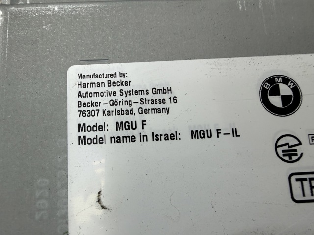 BMW 65125B3F826 Магнитола в наличии Украина