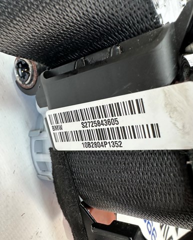 BMW 72117258436 Ремень безопасности передний правый в наличии Ужгород