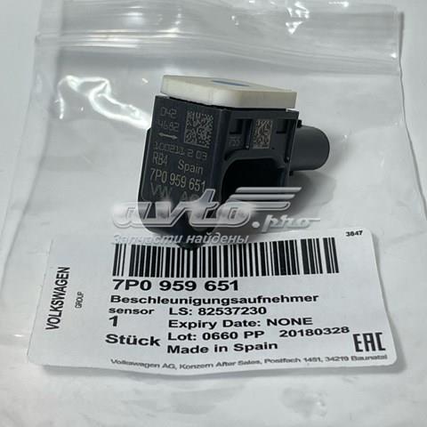 Датчик AIRBAG передний 7P0959651 VAG
