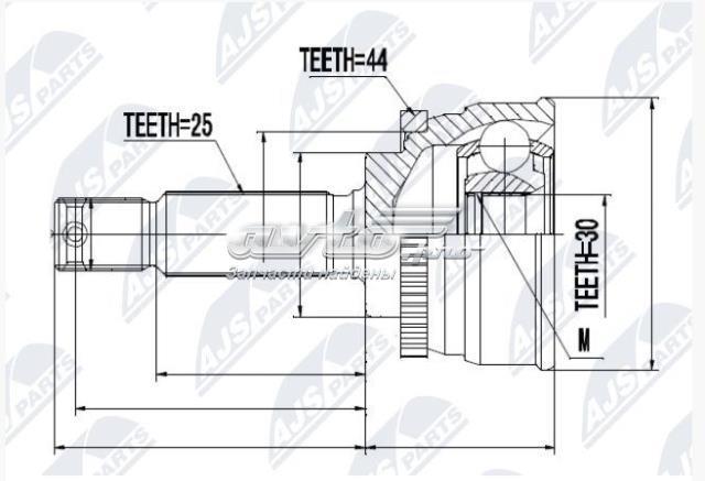 Шарнир привода наружный G10547PC PASCAL