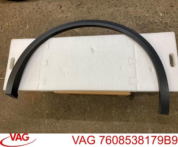 Молдинг задней арки крыла, левый 7608538179B9 VAG