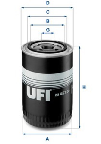 UFI 2345700 Фильтр масляный в наличии Павлоград