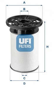 UFI 2607600 Фильтр топливный в наличии Одесса