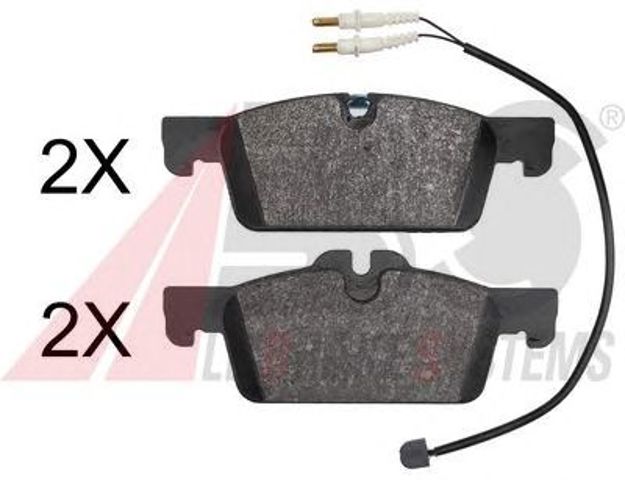 ABS 37888 Передние тормозные колодки в наличии Черкассы