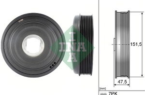 544013610 Шкив коленвала купить Винница