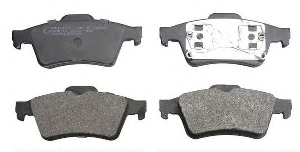 DENCKERMANN B110650 Колодки тормозные задние дисковые в наличии Полтава