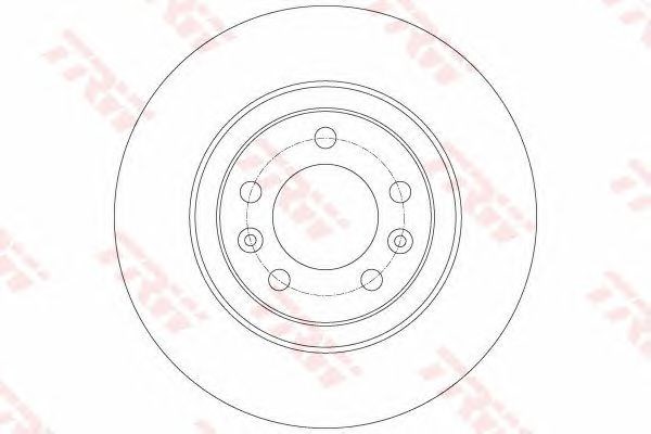 Гальмівний диск peugeot 508 i 1.6/1.6d/2.0d 11.10-12.18 DF6134