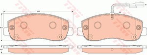 GDB1910 Колодки тормозные передние дисковые купить Запорожье