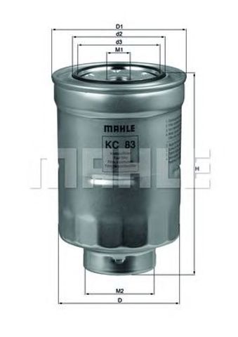 Фильтр топливный toyota corolla/carina (diesel) KC83
