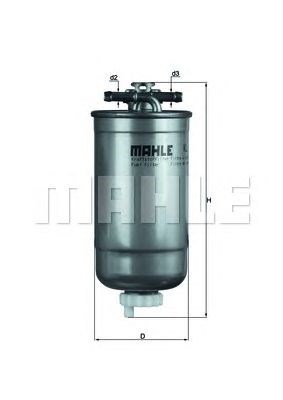 Фильтр-отстойник топлива грубой очистки KL147D MAHLE