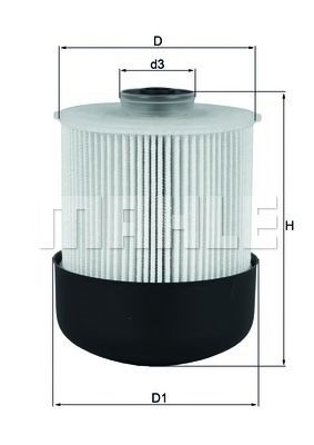 MAHLE KX33826D Фильтр топливный в наличии Ирпень