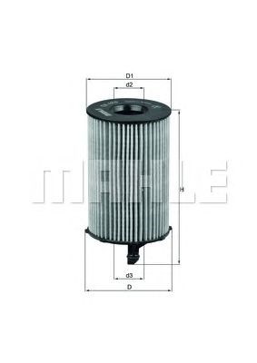 MAHLE OX420D Масляный фильтр в наличии Тернополь