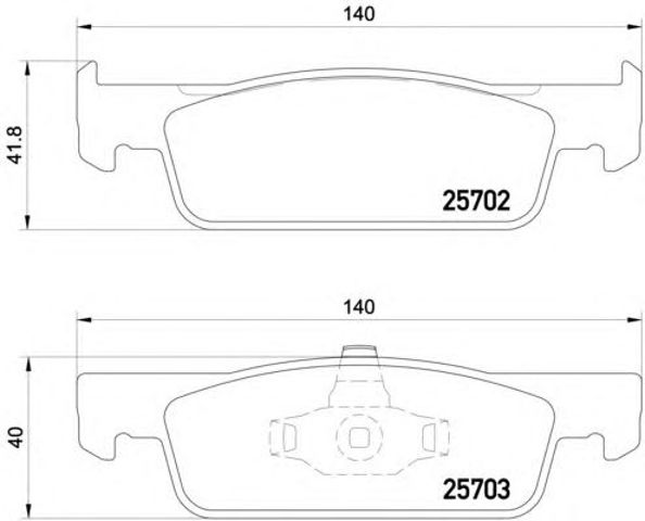 P68059 BREMBO Колодки тормозные передние дисковые купить в Ирпень