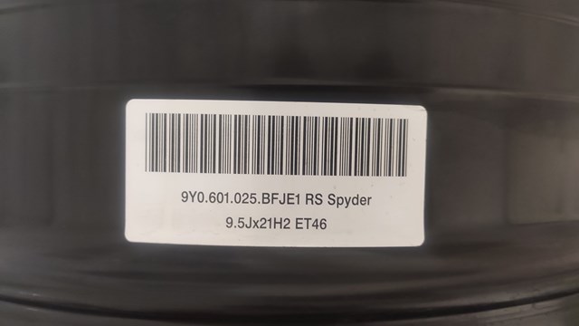 9Y0601025BFJE1 PORSCHE Диски колесные литые (легкосплавные, титановые) купить в Винница