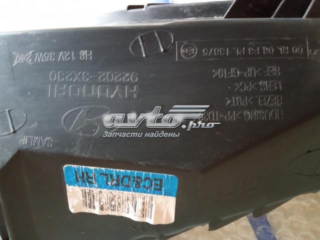 922023X230 HYUNDAI Фара противотуманная правая купить в Черновцы