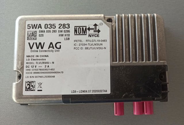 Блок управление Bluetooth 5WA035283 VAG