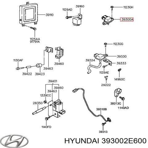 ДаД 393002E600 HYUNDAI