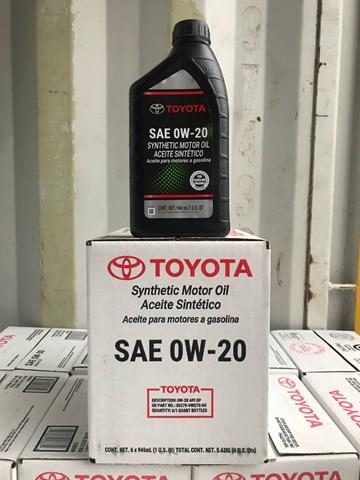 Масло моторное toyota motor oil sae 0w-20 002790WQTE