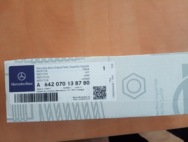 Форсунка дизельная в сборе 6420701387 MERCEDES