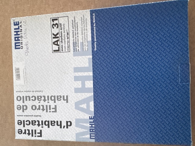LAK31 MAHLE Фильтр салона купить в Ужгород
