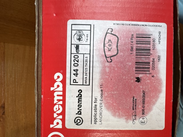 P44020 Передние тормозные колодки купить Хмельницкий