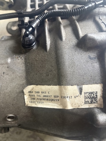 0BX500043C VAG Редуктор задний купить в Сумы