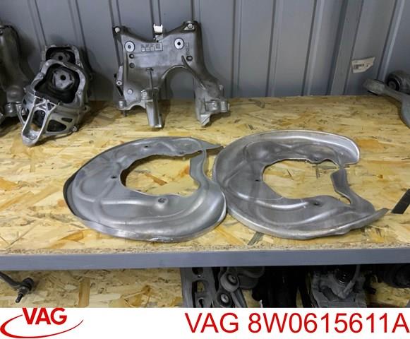 Защита тормозного диска заднего, левая 8W0615611A VAG