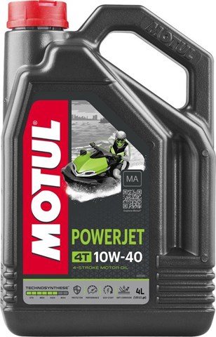 Синтетическое моторное масло motul powerjet 4t 10w40 (4l) 828107/101240 105874