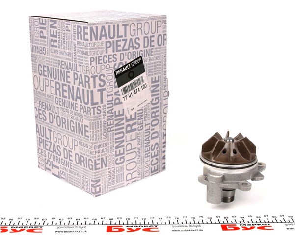 RENAULT 7701474190 Помпа водяная (насос) охлаждения в наличии Украина