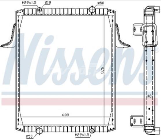 63822A NISSENS Радиатор купить в Каменское