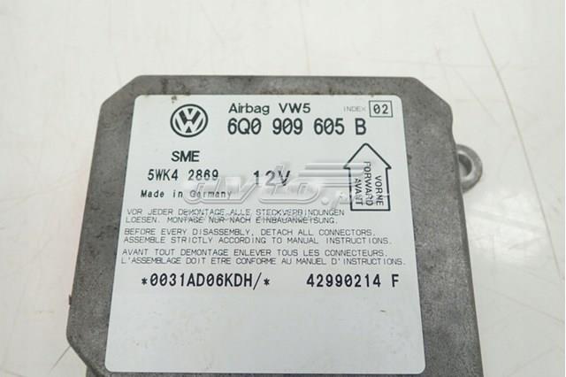 6Q0909605B VAG Модуль-процессор управления подушкой безопасности (ЭБУ AIRBAG) купить в Черкассы