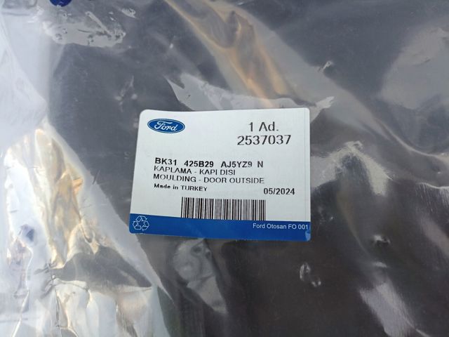 FORD BK31425B29AJ5YZ9 Молдинг боковой (сдвижной) двери в наличии Хмельницкий