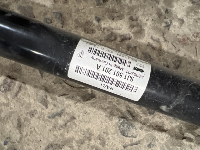9J1501201A PORSCHE Полуось задняя левая купить в Полтава