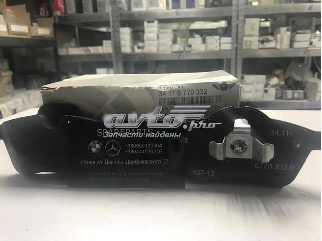Колодки передние 34116770332 BMW