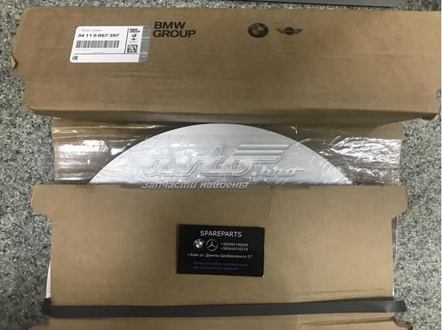 Передний тормозной диск 34116887397 BMW