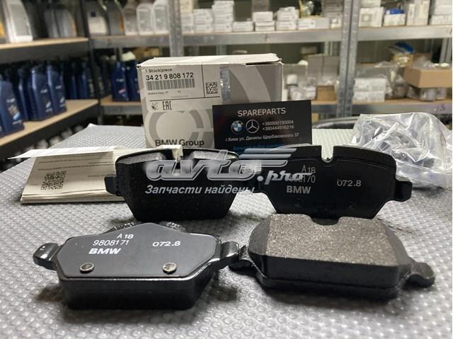Комплект задних колодок 34219808172 BMW