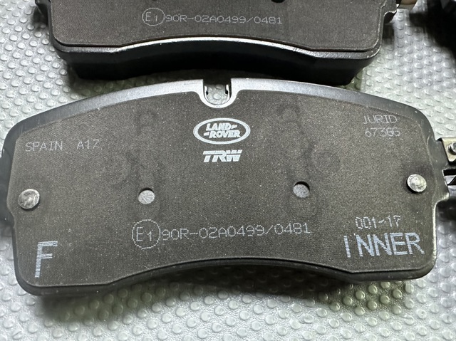 J9C7133 JAGUAR Колодки тормозные передние дисковые купить в Украина