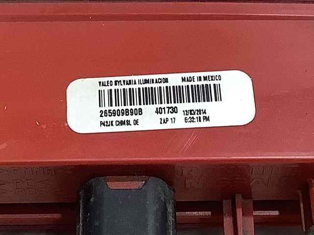 NISSAN 265909B90B Стоп-сигнал задний дополнительный в наличии Кривой Рог