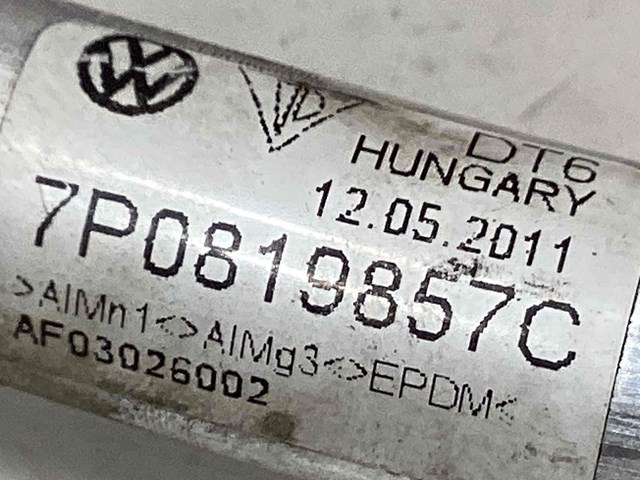 VAG 7P0819857C Шланг радиатора отопителя (печки), подача в наличии Павлоград