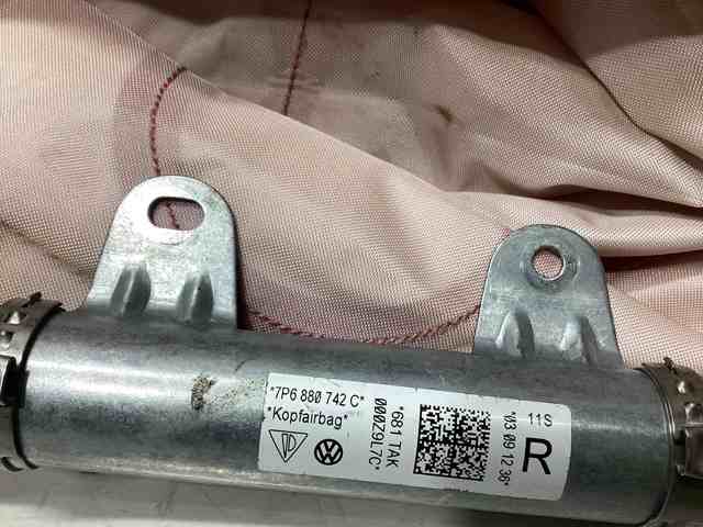 7P6880742 Подушка безопасности (AIRBAG) шторка боковая правая купить Винница