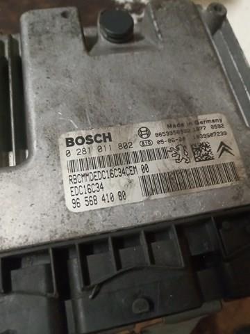 Мозги двигателя 0281011802 PEUGEOT