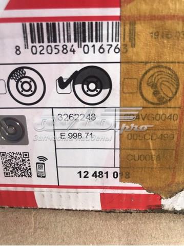 BREMBO 09574521 Диск тормозной передний в наличии Ровно